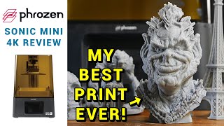 Phrozen Sonic Mini 4K review  The highest quality resin prints [upl. by Ticon]