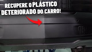 MELHOR MÉTODO PARA REVITALIZAR PLÁSTICOS [upl. by Hallock]