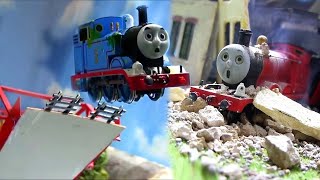 Vicarstown Bridge JUMP James Shed Crash Magic Railroad Chase amp More Thomas amp Friends REMAKES [upl. by Dubois]