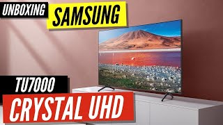 Samsung TU7000 Series Unboxing amp Setup [upl. by Crissy617]