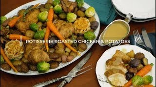 Napoleons Rotisserie Roasted Chicken and Potatoes [upl. by Acinelav]