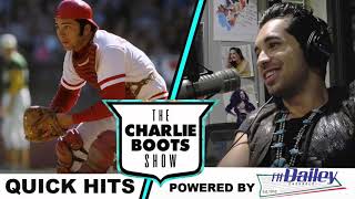 MLB Legend Johnny Bench talks catching BARE HANDED [upl. by Ysdnil797]