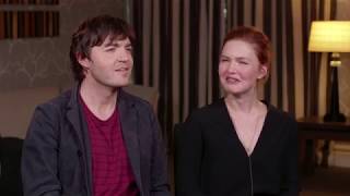 Tom Burke and Holliday Grainger  Strike Interview [upl. by Anelrats]