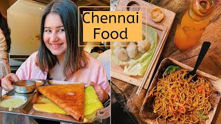 Chennai Food Part 1  Dosa Ghee Pongal Chicken 65 Lighthouse amp More [upl. by Ayatan]