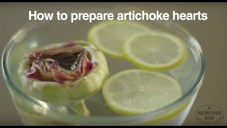 How To Prepare Fresh Artichoke Hearts  Good Housekeeping UK [upl. by Kerby207]