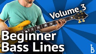 Beginner Bass Lines  Guaranteed To Impress Volume 3 [upl. by Buote]