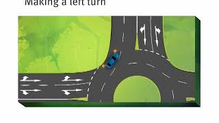 Queensland Road Rules – signalling at roundabouts [upl. by Rainah]