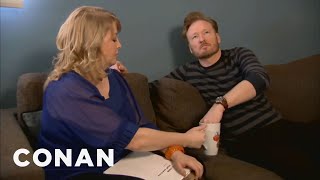 Secret Santa Conan Blows His Staffers Mind  CONAN on TBS [upl. by Hoffer]