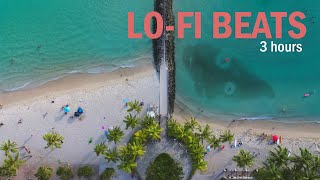 3 Hours of LoFi Beats with Relaxing Ocean Waves  LOFI NATURE [upl. by Droffilc887]