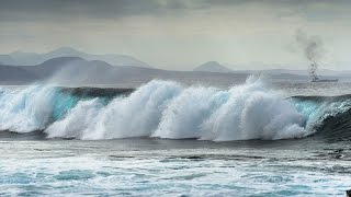 Ocean Waves Crashing  Relaxing Sounds  Calming Relaxation Music For Sleeping  1 Hour [upl. by Lajib]