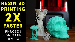 Resin 3D printing in half the time  Phrozen Sonic Mini review [upl. by Rother355]