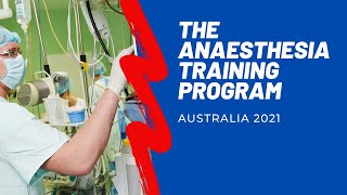 The Anaesthesia training pathway ANZCA [upl. by Acila]