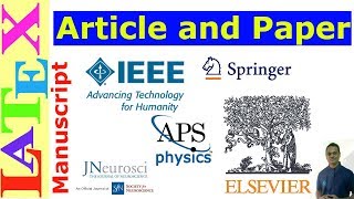 Article and Paper Manuscript Writing in LaTeX Latex Basic Tutorial23 [upl. by Erdnaxela]