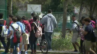 Teacher 2 students injured in Pines Middle School stabbing [upl. by Zacharia]