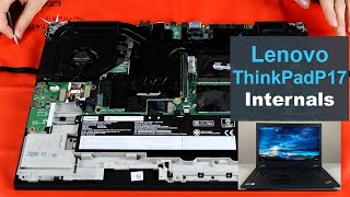 Lenovo ThinkPad P17 Gen 1 SSD amp RAM upgrade disassembly [upl. by Ddene]