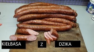 Kiełbasa z Dzika prosty sprawdzony przepis [upl. by Eirameinna]