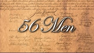 56 Men  Signers of the Declaration of Independence [upl. by Yelahc]