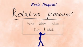 Relative Pronouns  Learn Basic English [upl. by Dell538]