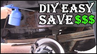 HOW TO APPLY UNDERCOATING YOURSELF  RUST PREVENTION [upl. by Oiril]