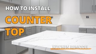 How To Install Countertop On Kitchen Cabinets [upl. by Taryn657]