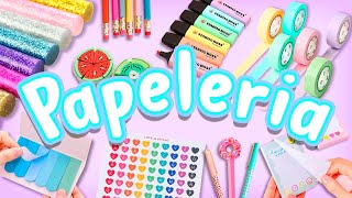 CREA TU PROPIA PAPELERIA 10 IDEAS FACILES EN CASA  Tutoriales Belen [upl. by Ahsiam]