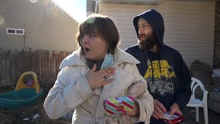 Woman nearly collapses when surprised with gifts from a Secret Santa [upl. by Simons]