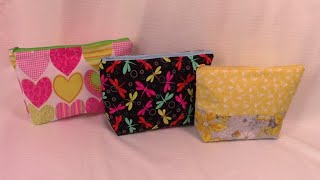 Beginners Cosmetic Bag  The Sewing Room Channel [upl. by Darwen]