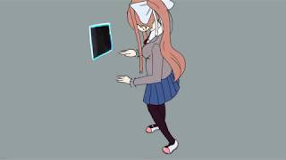 TG TF Animation MTF 50 Monika DDLC [upl. by Akeimahs]