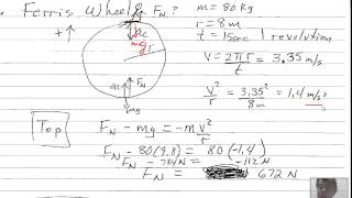 Centripetal Force Ferris Wheel [upl. by Luella833]
