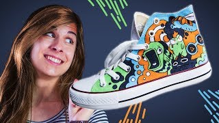 Colorare delle SCARPE con gli UNIPOSCA 🐸 [upl. by Amsden]