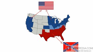 The American Civil War explained in 3 minutes  mini history [upl. by Nayllij]