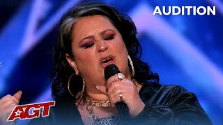 Singer Sarah Potenza SHOCKS The Judges With Her Voice on Americas Got Talent [upl. by Cheyney803]