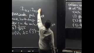 Lecture 11 The Poisson distribution  Statistics 110 [upl. by Yllim]