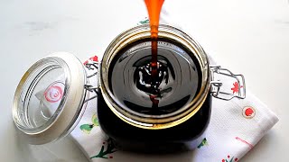 Homemade Treacle  How to Make Treacle  Dark Caramel Syrup Recipe [upl. by Wesla]