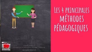 💡🔎 Voici les 4 principales méthodes pédagogiques en formation [upl. by Johiah]