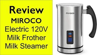 Review Miroco Milk Frother  How to make froth milk at home [upl. by Naeruat]