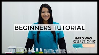 Introduction to Waxing  Beginners Hard Wax Tutorial [upl. by Sivie]