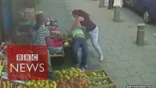 Road rage attack CCTV in Birmingham UK released  BBC News [upl. by Etolas]