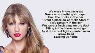 Taylor Swift  Cornelia Street lyrics [upl. by Wallis]