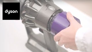 How to clean your Dyson Cyclone V10™ cordless vacuums filter [upl. by Marcelline]