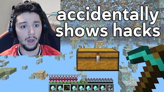 When a Streamer gets caught HACKING on my Minecraft server LIVE [upl. by Anastos]