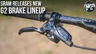 Sram G2 Ultimate amp G2 RSC Brakes  New Release From SRAM [upl. by Pinchas]