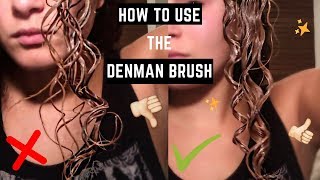 How To Use The Denman Brush [upl. by Duarte]