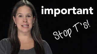 How to Pronounce IMPORTANT  American English [upl. by Graham]