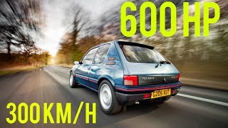 Peugeot 205 GTI 2 0 T16 Turbo 600HP [upl. by Philis]