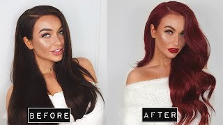 HOW TO Go from DARK BROWN to RED at home in 1 Day [upl. by Alil199]