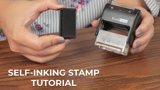 How to ReInk SelfInking Stamps [upl. by Holladay]