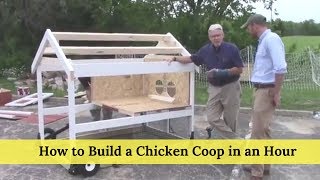 How to Build a Chicken Coop in an Hour [upl. by Laamaj]