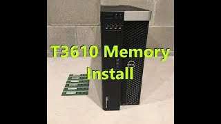 How to replaceinstall MemoryRam in to a Precision T3610 Workstation [upl. by Adnilreh]