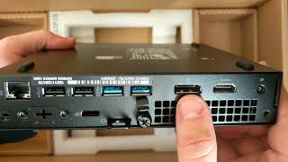 DELL OPTIPLEX 3050 MICRO DESKTOP UNBOXING SETUP amp REVIEW [upl. by Scoles]